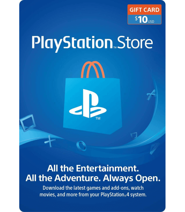Psn 10 USD